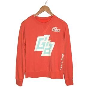 Municipal Sports Utility Gear Crew Neck Sweater Womens Small Athletic